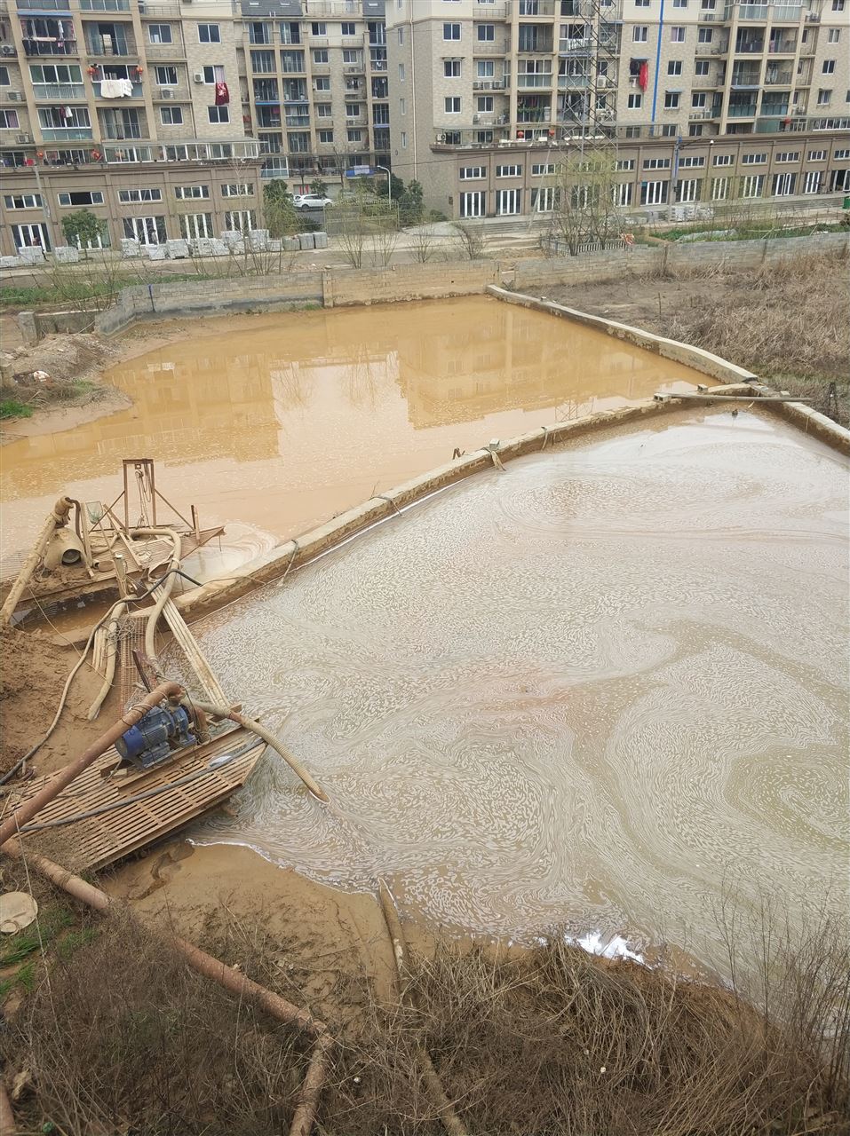 平塘沉淀池淤泥清理-厂区废水池淤泥清淤